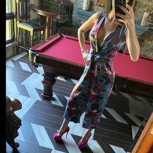 NWT Sexy Silk Jumpsuit 💟